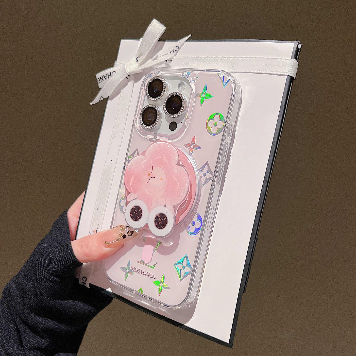 Custodia magnetica laser alla moda per iPhone