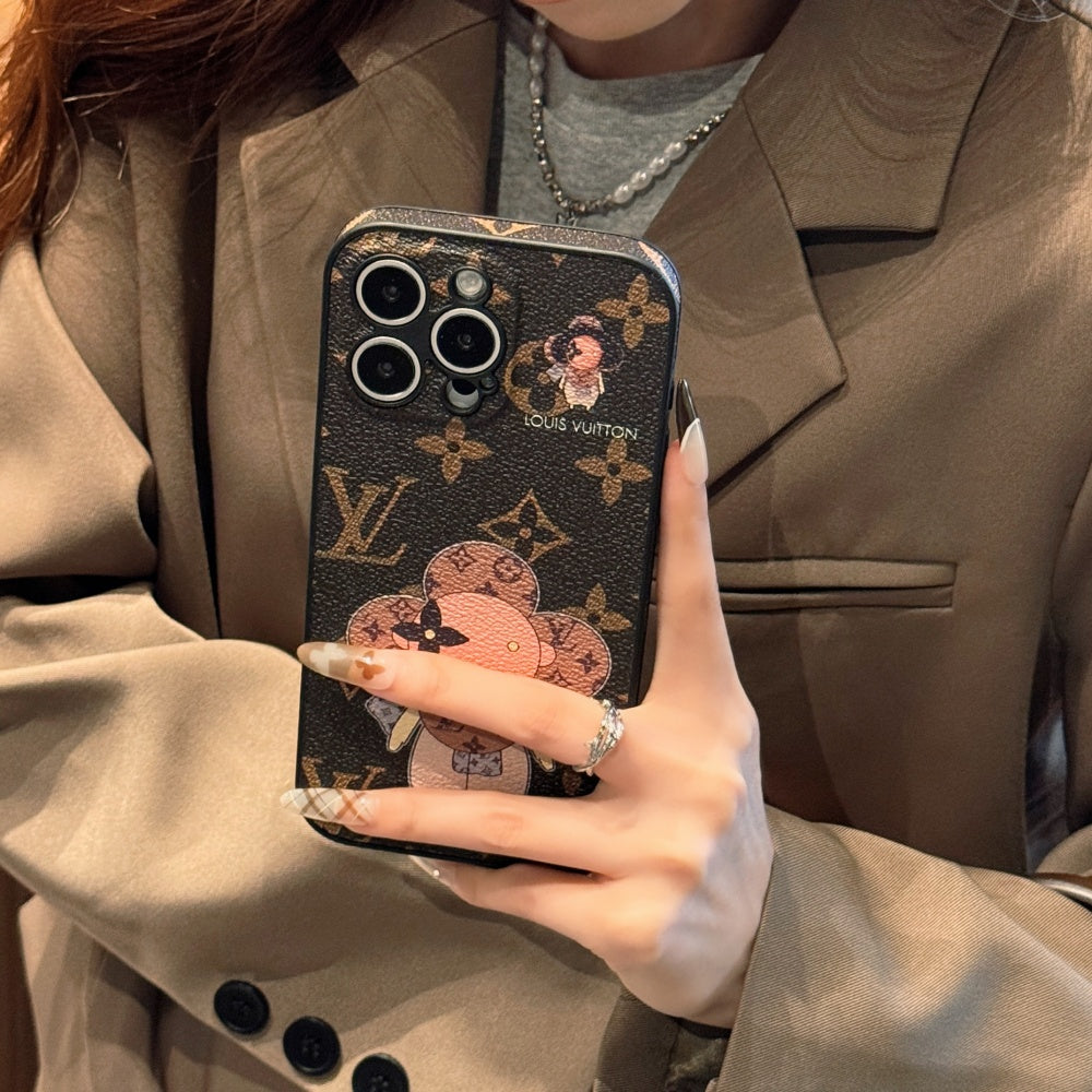 Custodia per telefono con motivo carino per iPhone