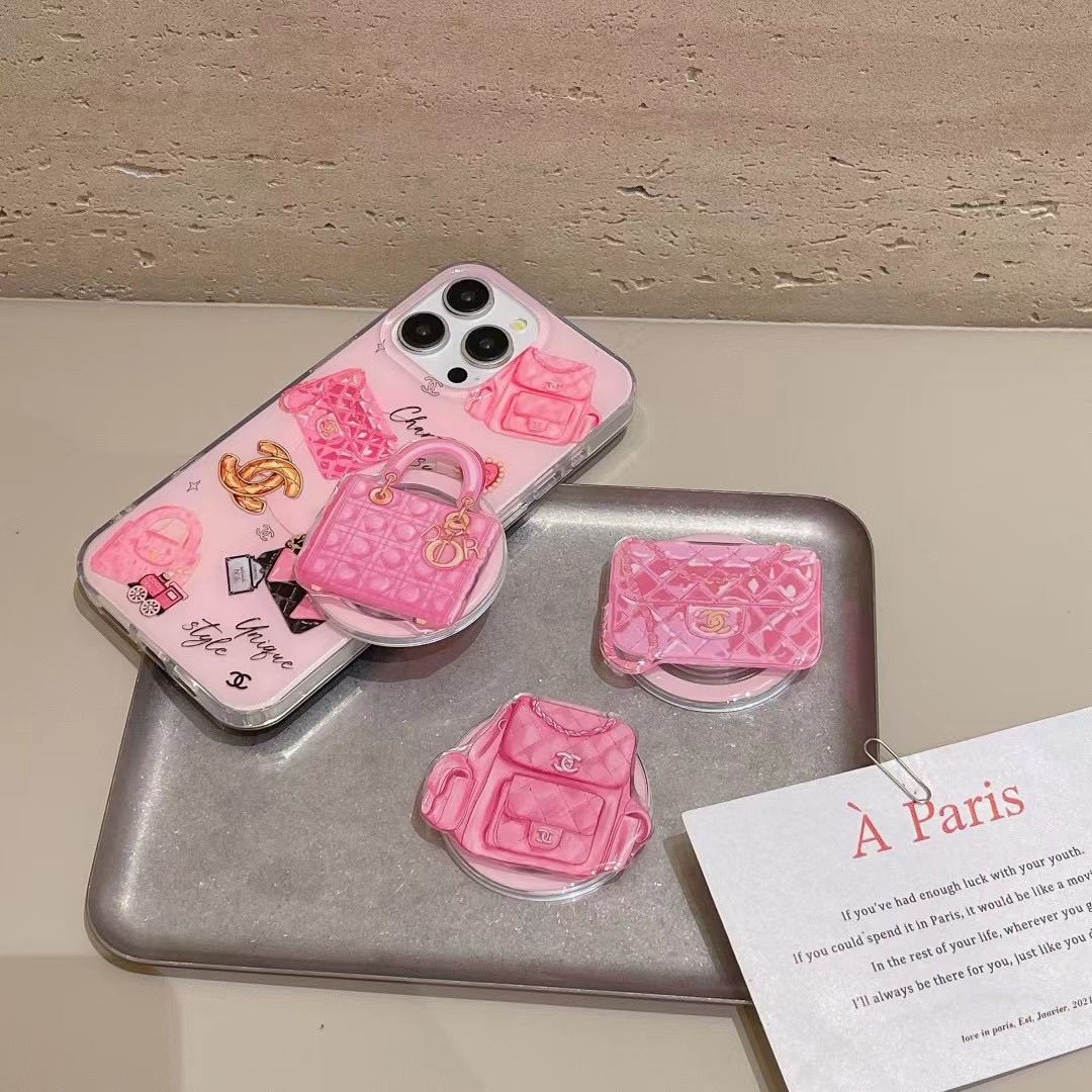 Custodia magnetica per telefono Pink Bags per iPhone