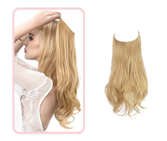 Splendide extension per capelli ondulati con alone