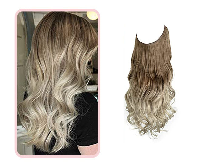 Splendide extension per capelli ondulati con alone