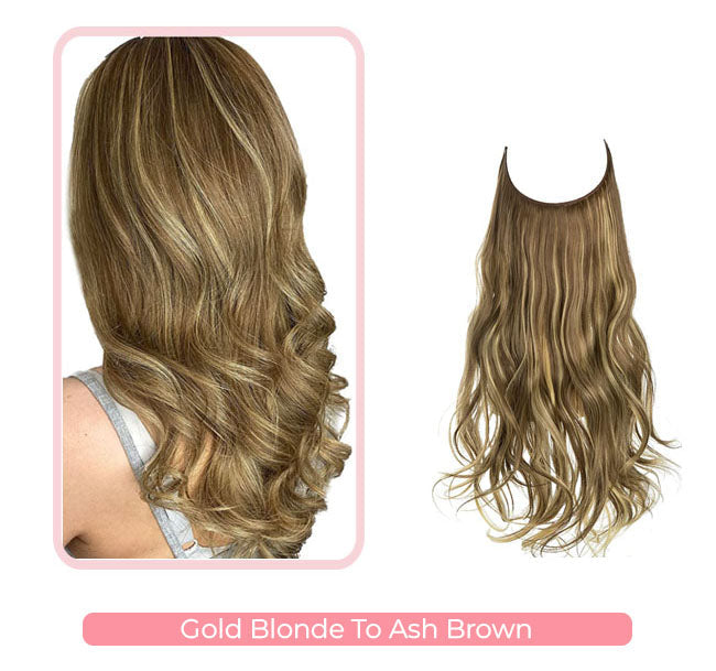 Splendide extension per capelli ondulati con alone