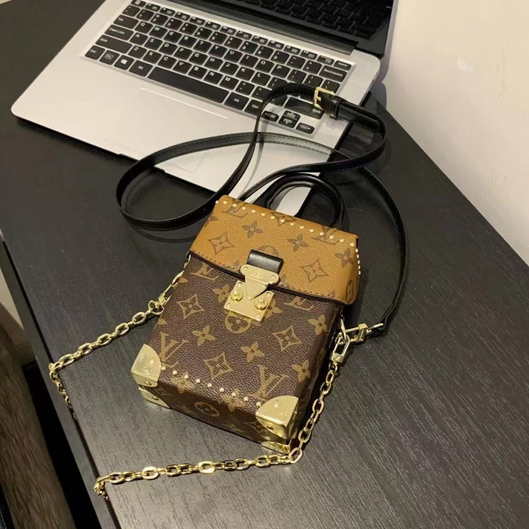 Borsa portatile metallica alla moda