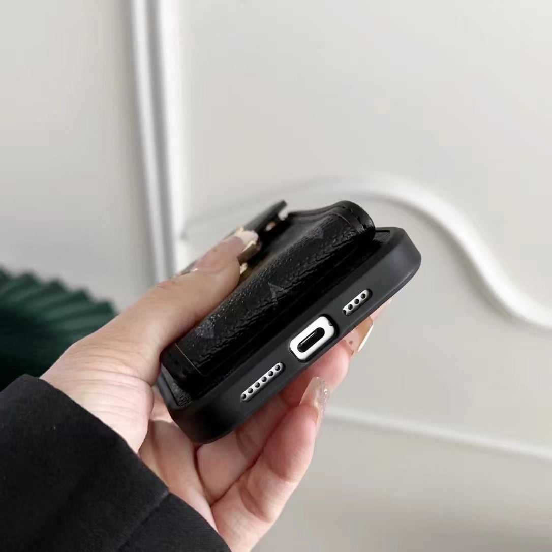 Custodia per telefono con portafoglio per iPhone