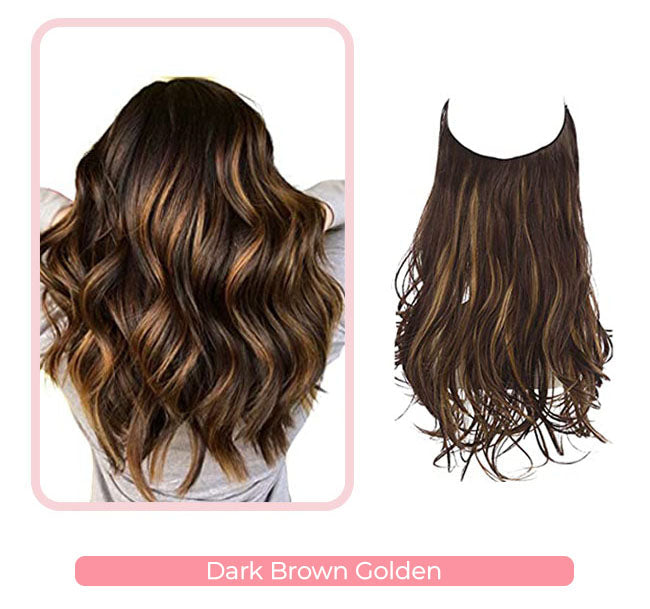 Splendide extension per capelli ondulati con alone