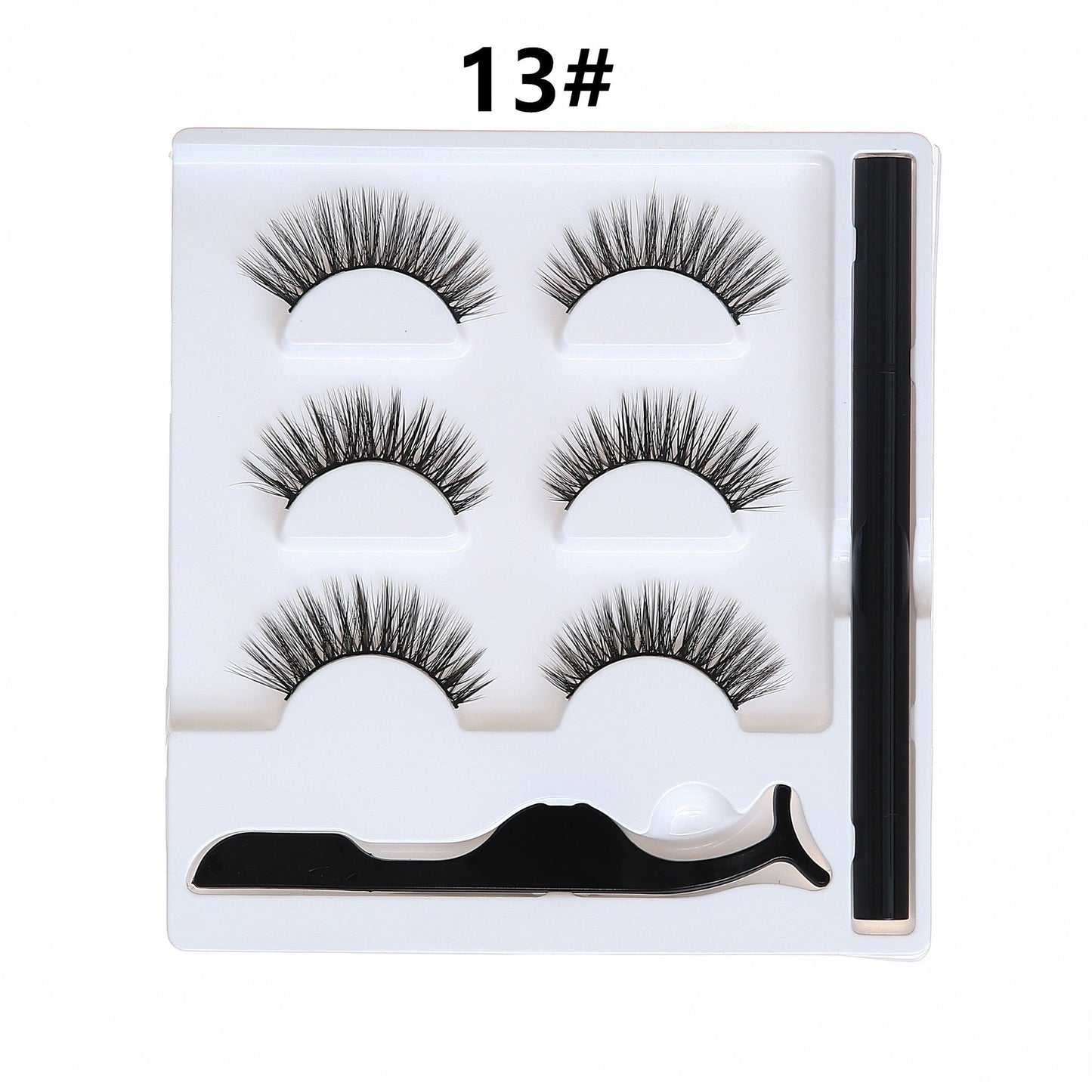 Set di ciglia eyeliner autoadesive