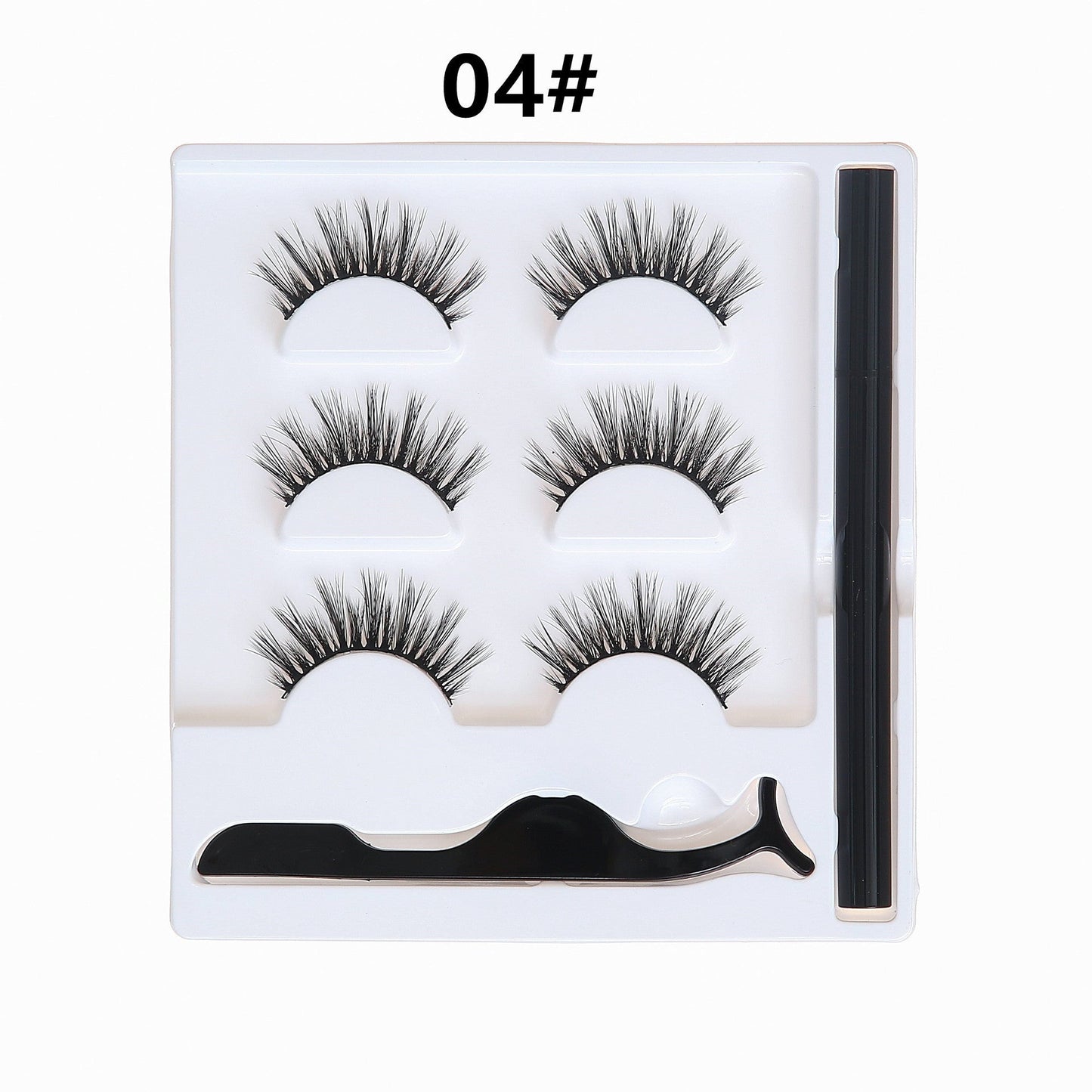 Set di ciglia eyeliner autoadesive