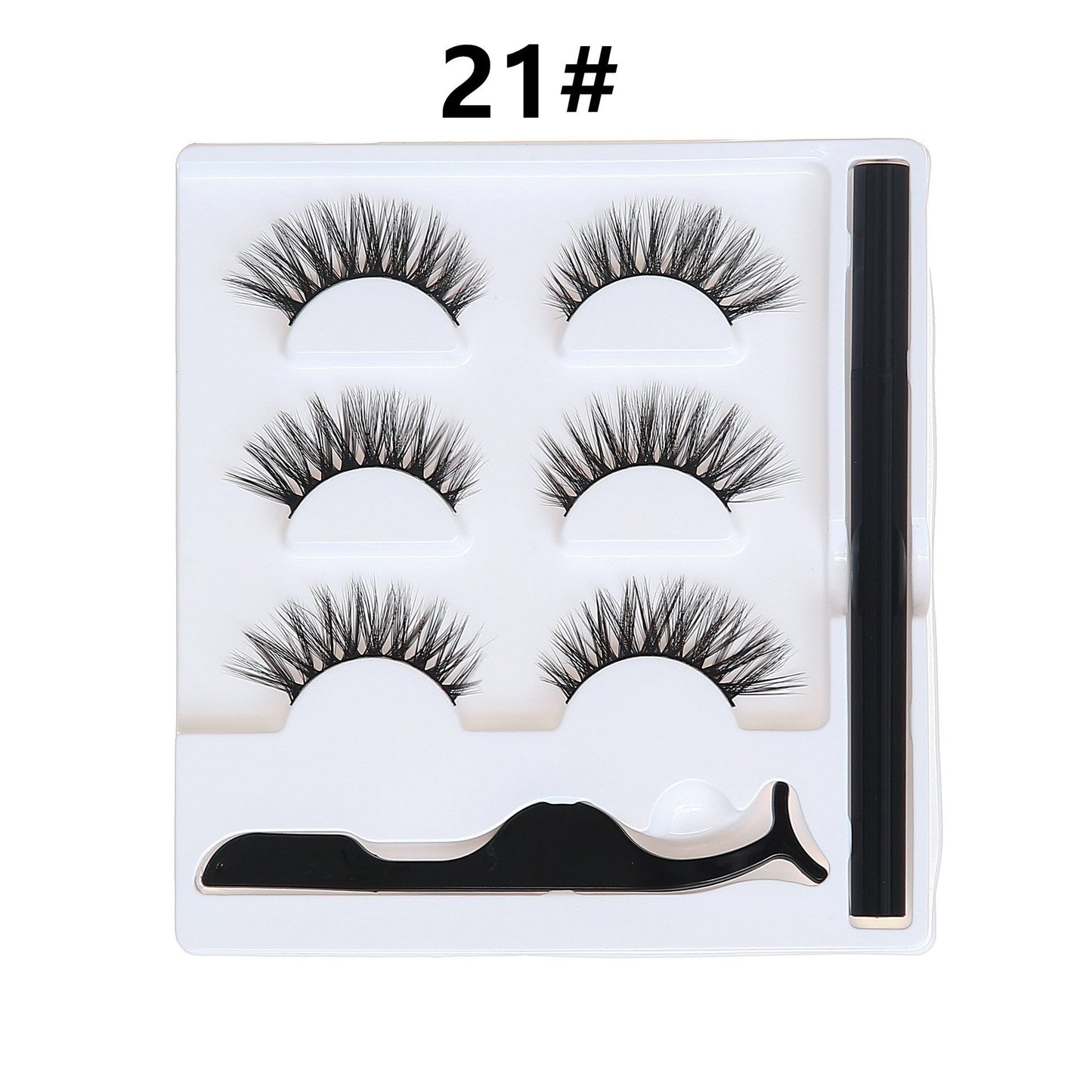 Set di ciglia eyeliner autoadesive
