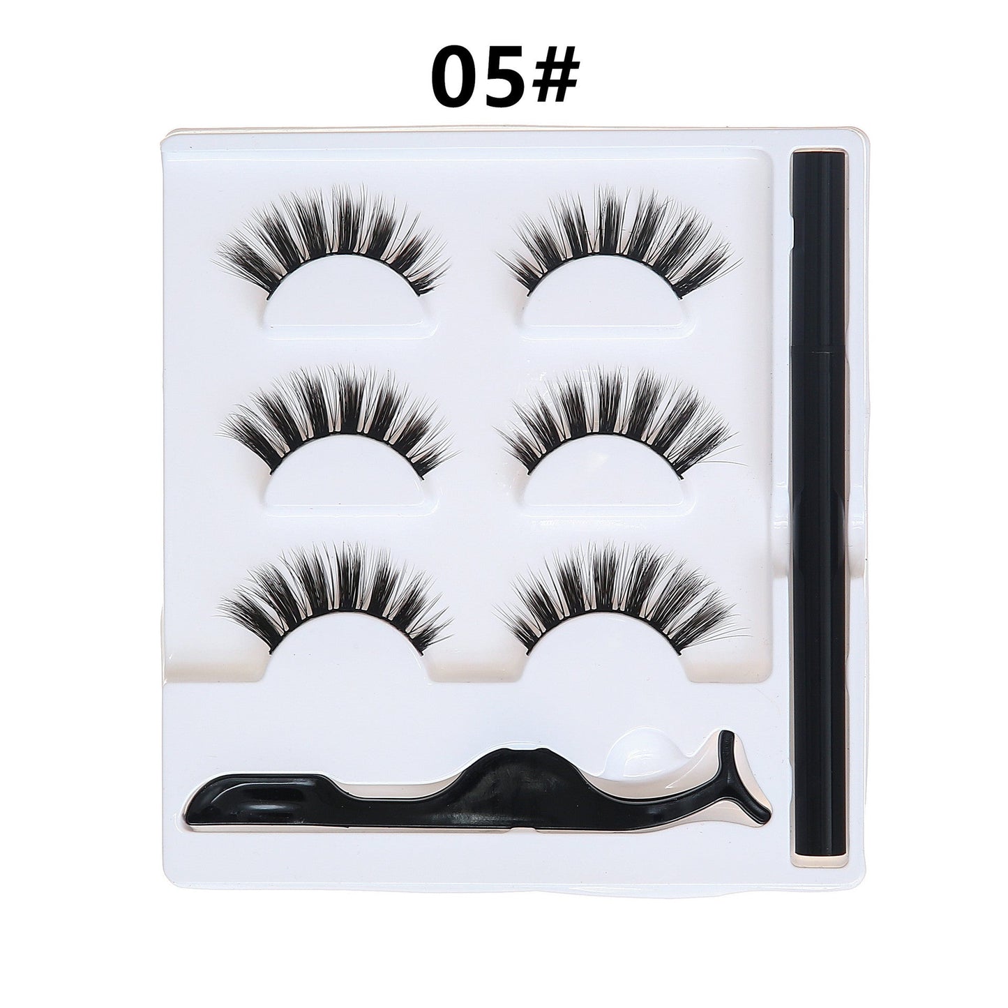 Set di ciglia eyeliner autoadesive