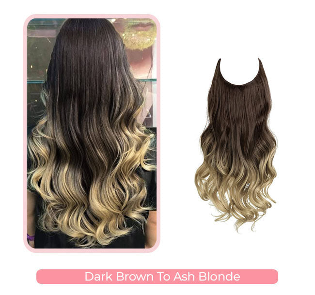 Splendide extension per capelli ondulati con alone