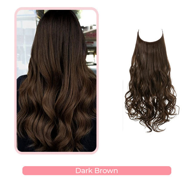 Splendide extension per capelli ondulati con alone