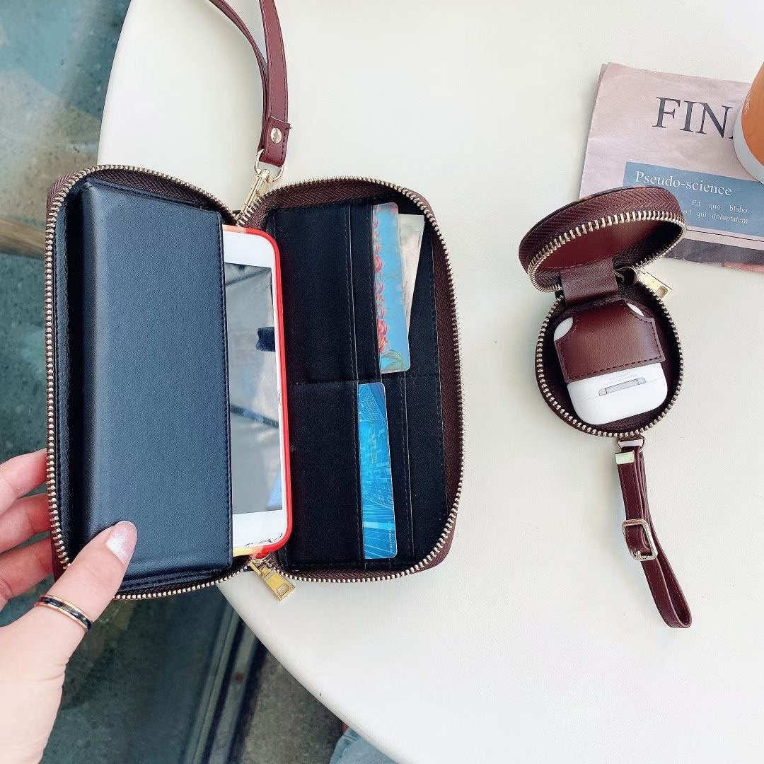 Borsa per telefono con stampa floreale