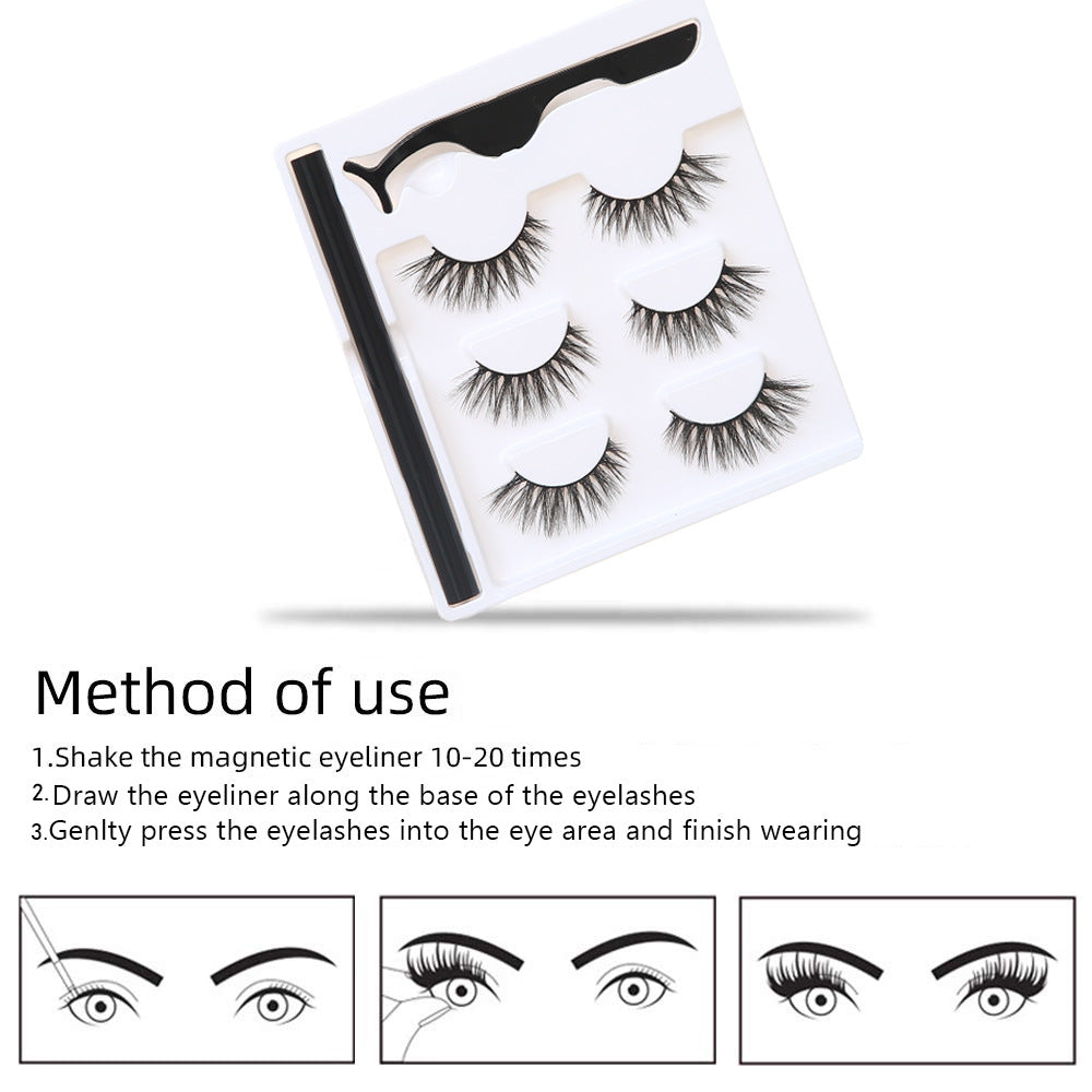 Set di ciglia eyeliner autoadesive