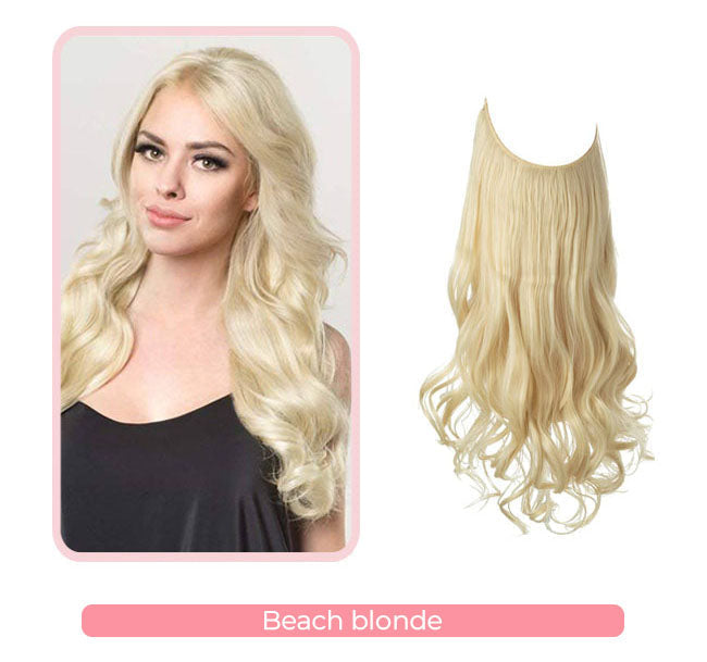 Splendide extension per capelli ondulati con alone
