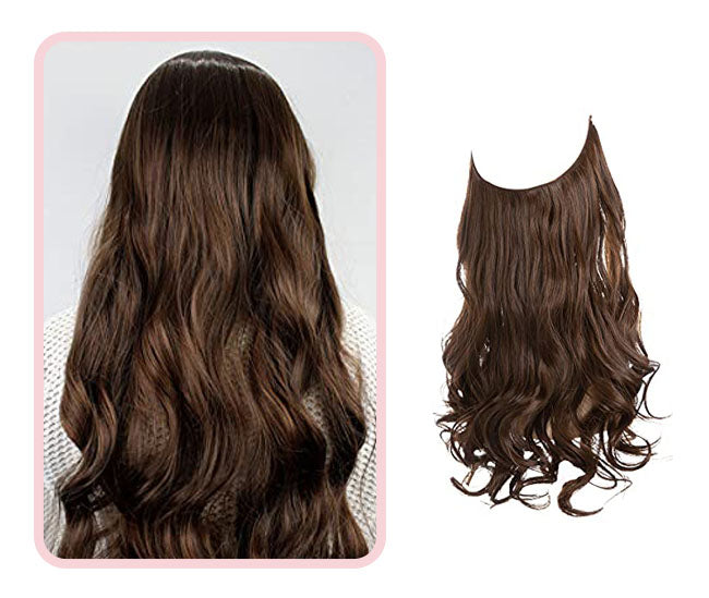 Splendide extension per capelli ondulati con alone