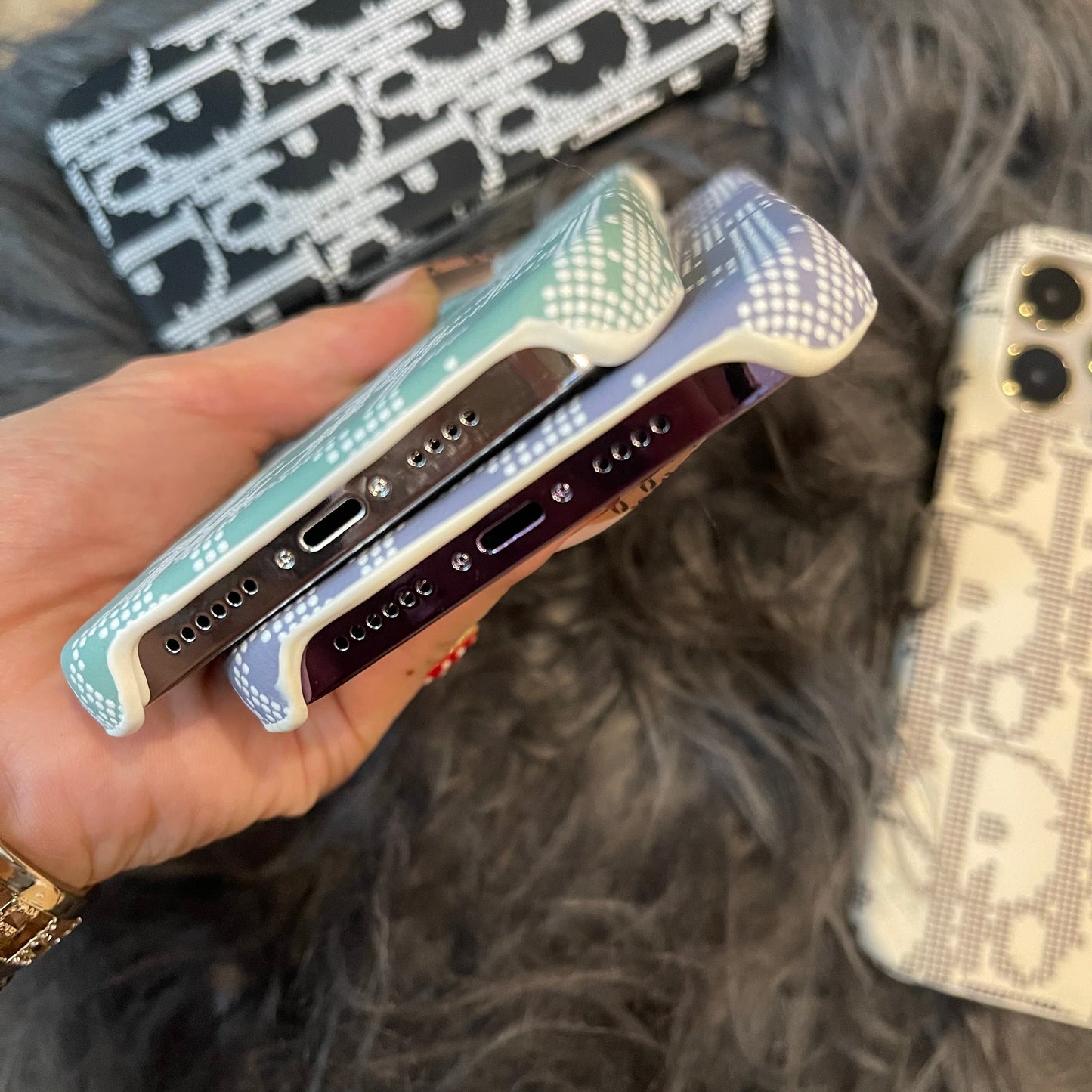 Custodia per telefono Fancy Touch per iPhone