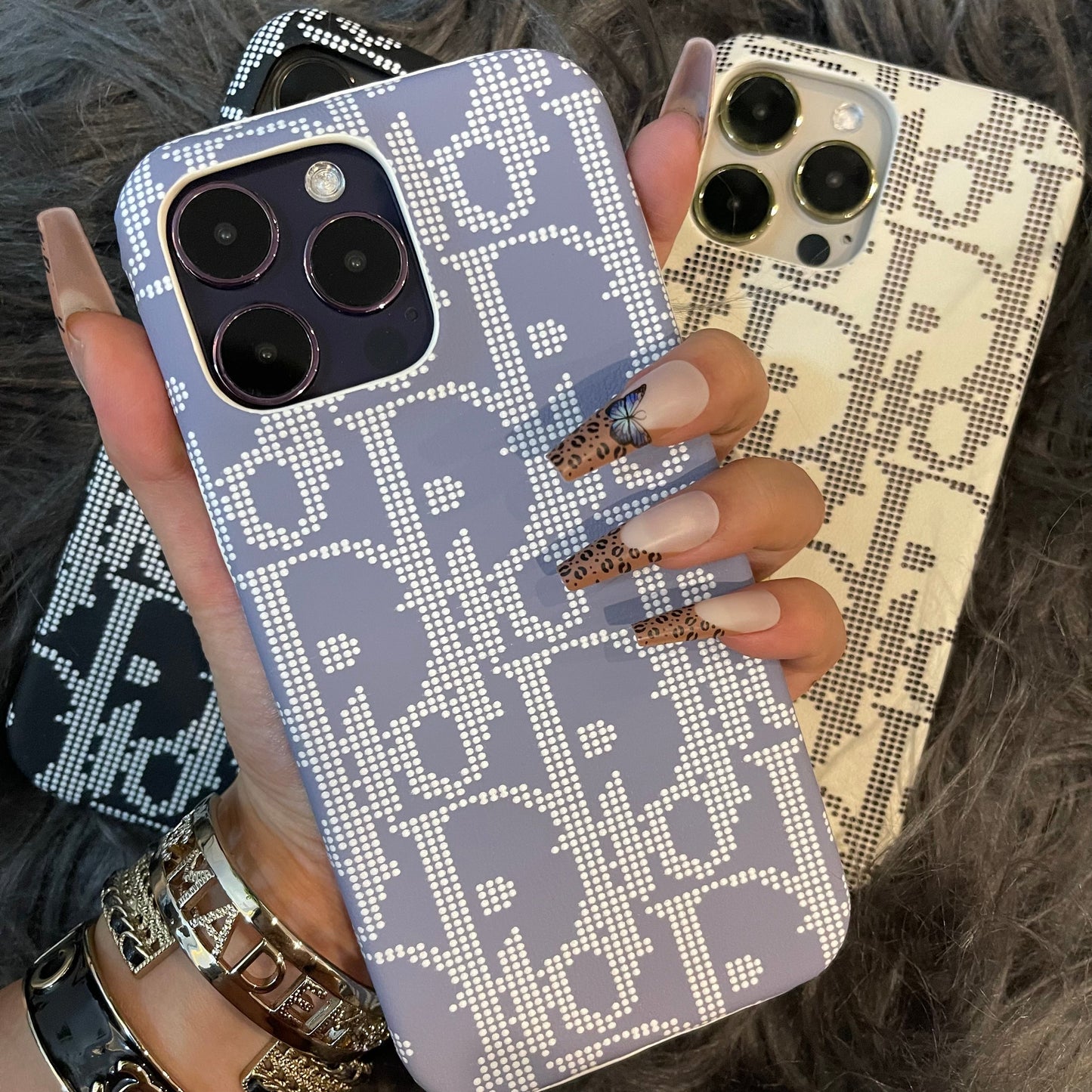 Custodia per telefono Fancy Touch per iPhone