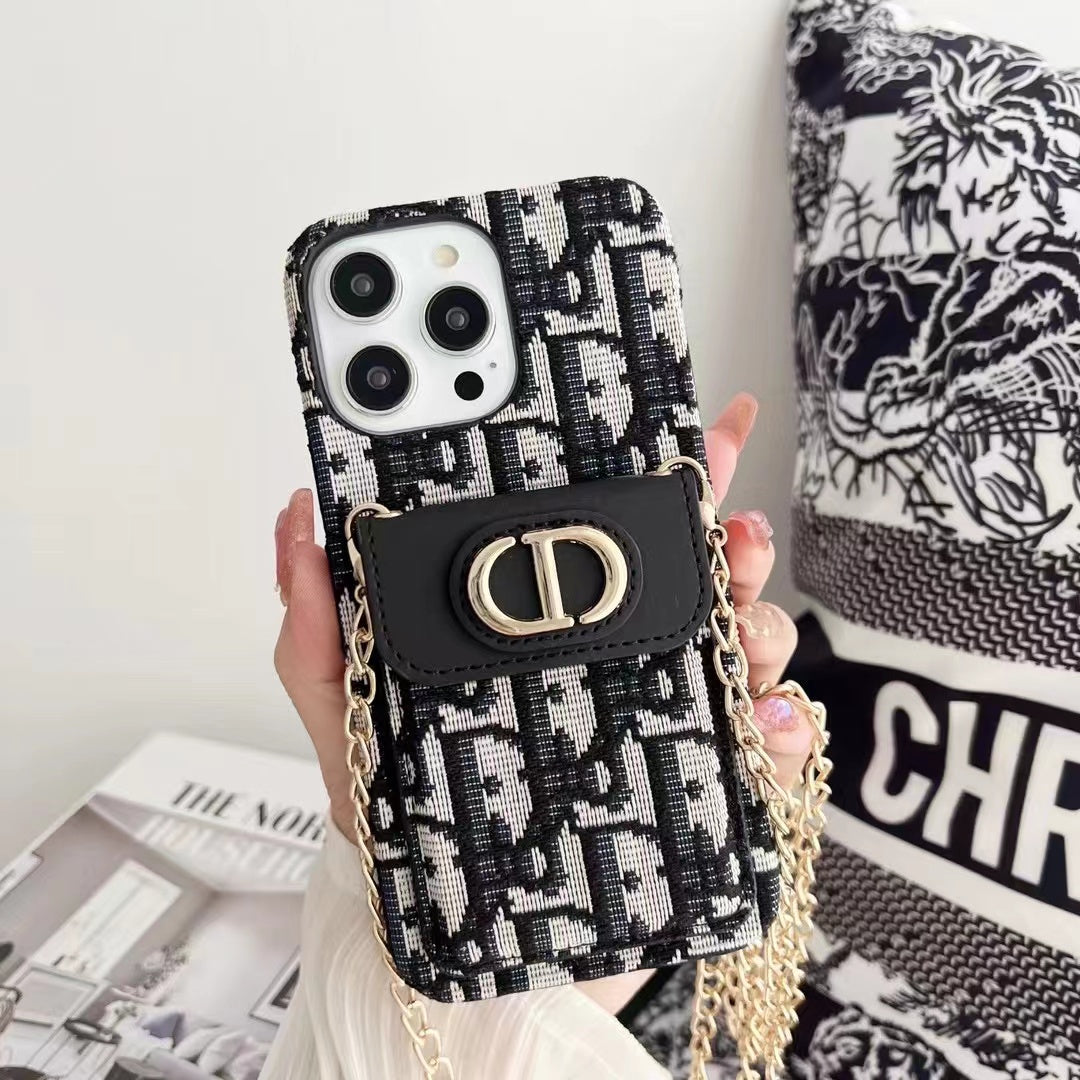 Coque de téléphone Samsung avec chaîne diagonale