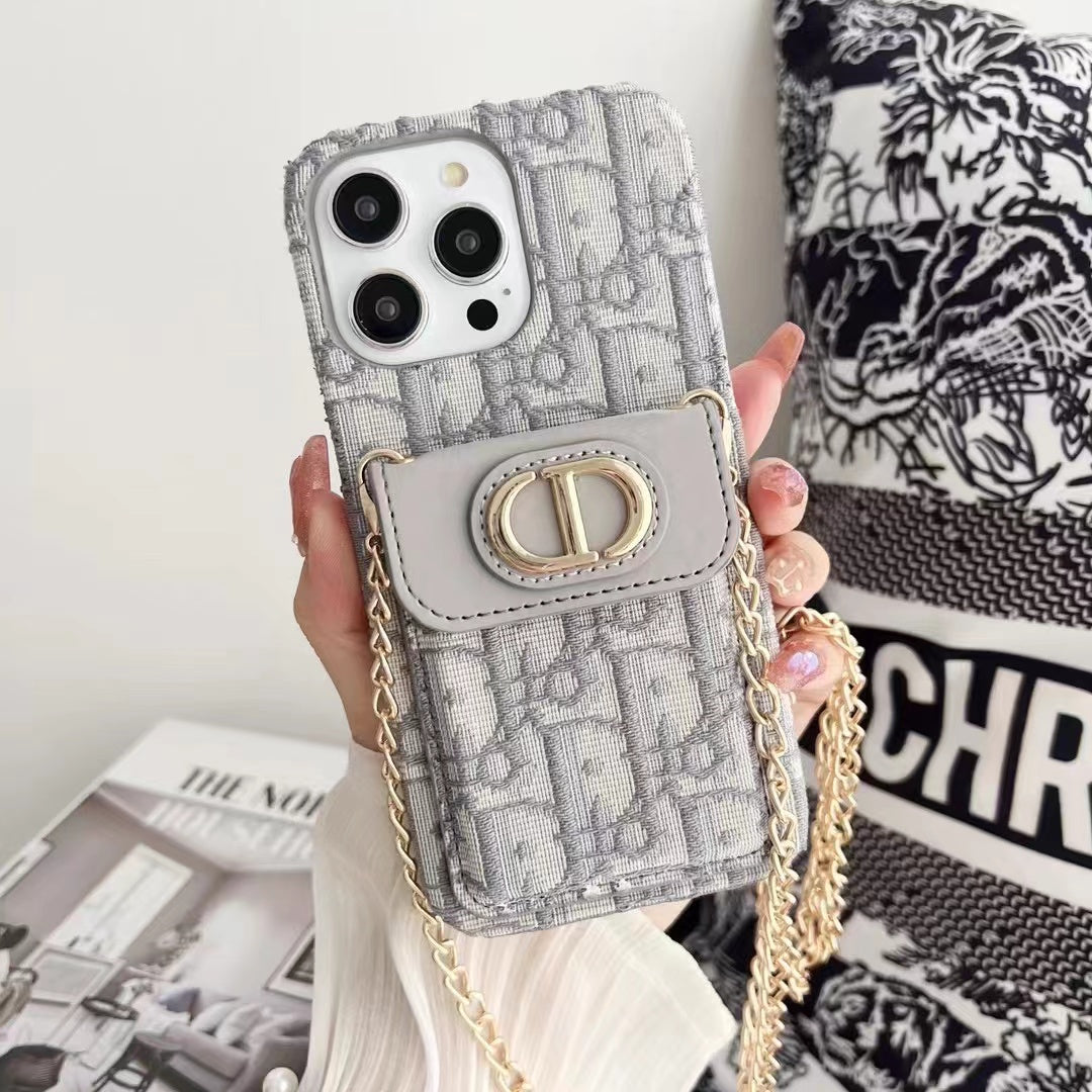 Coque de téléphone Samsung avec chaîne diagonale