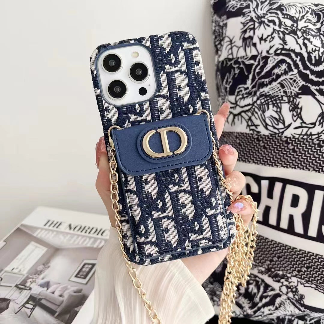 Coque de téléphone Samsung avec chaîne diagonale