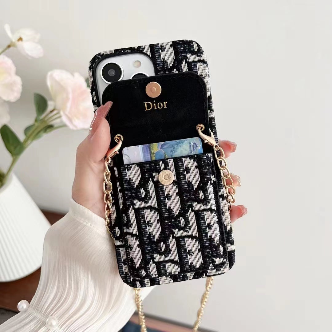 Coque de téléphone Samsung avec chaîne diagonale