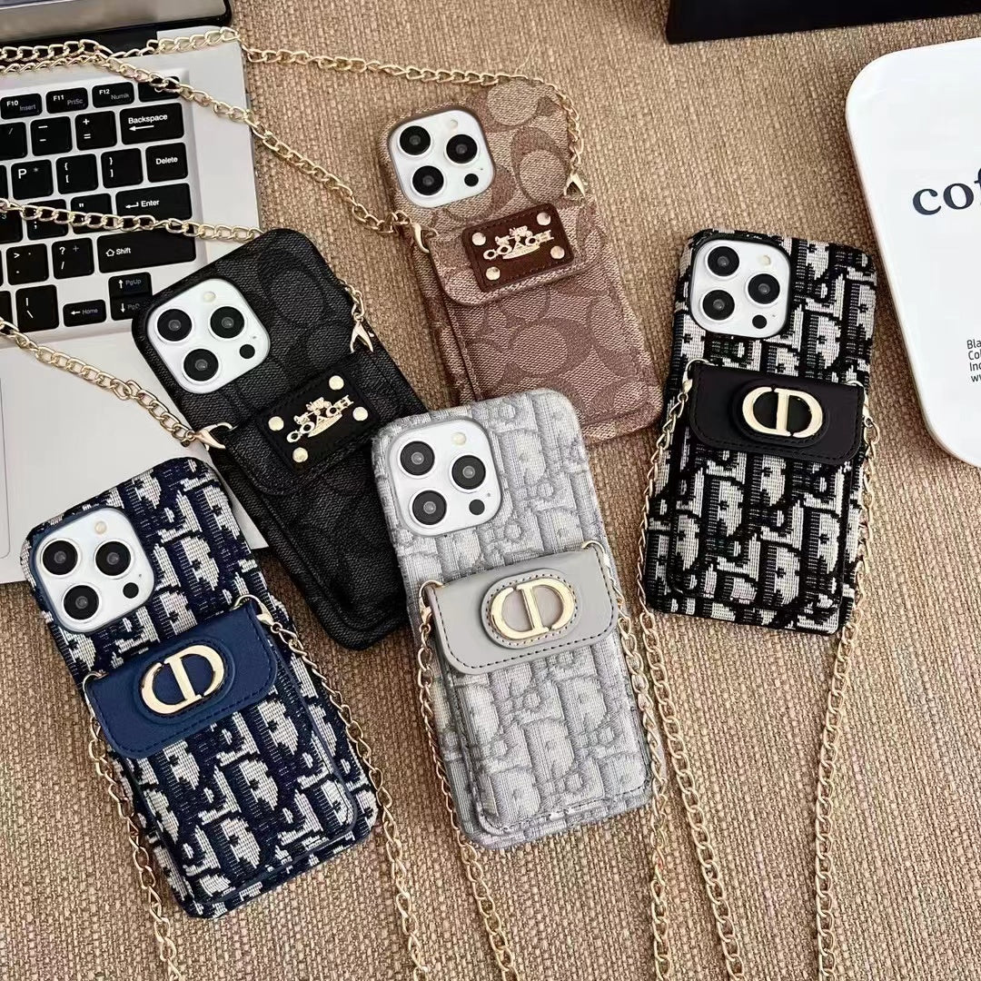 Coque de téléphone Samsung avec chaîne diagonale