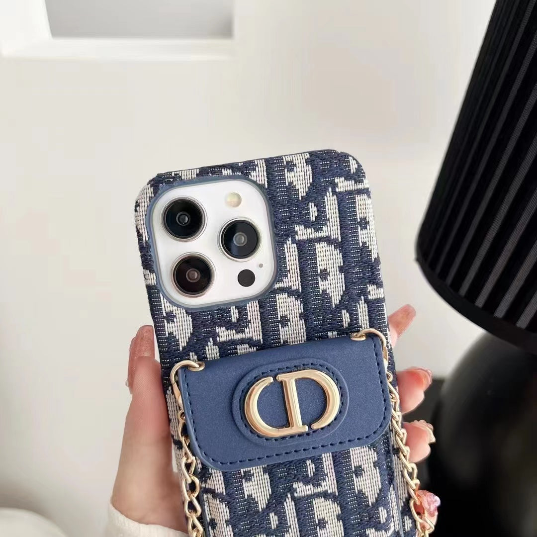 Coque de téléphone Samsung avec chaîne diagonale