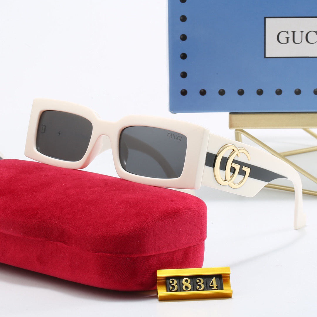Luxury Cat-Eye Square Frame Sunglasses