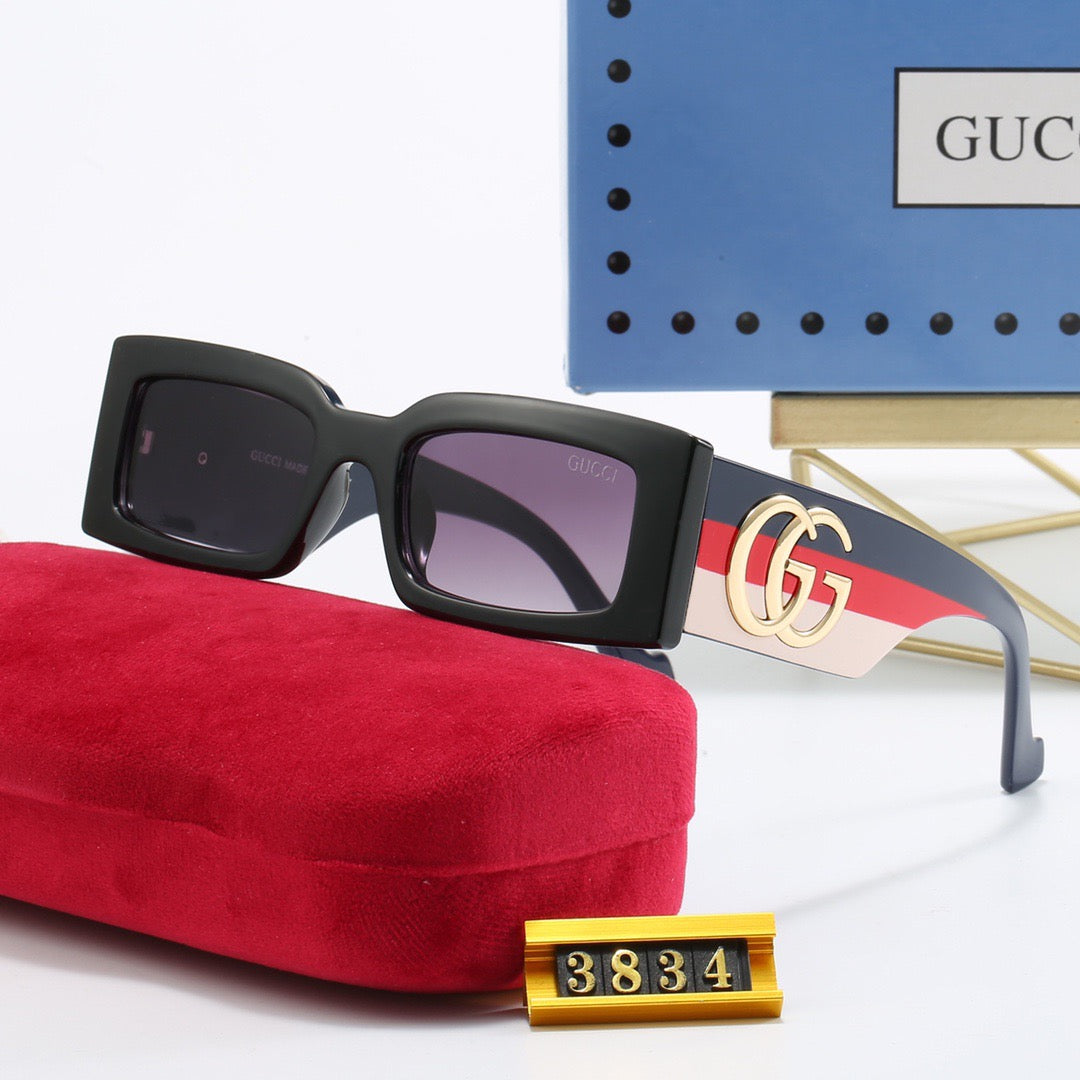 Luxury Cat-Eye Square Frame Sunglasses