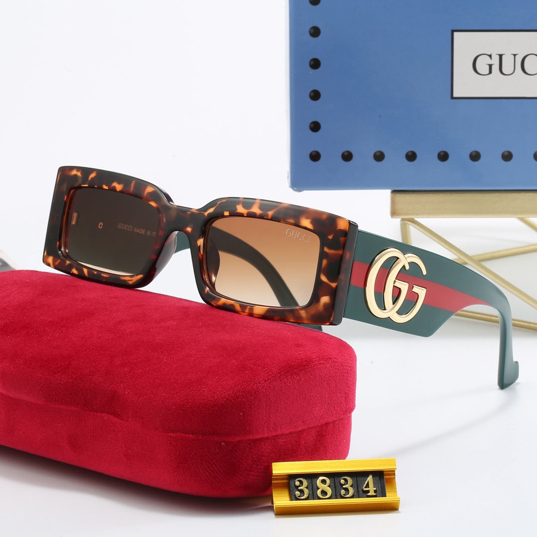Luxury Cat-Eye Square Frame Sunglasses