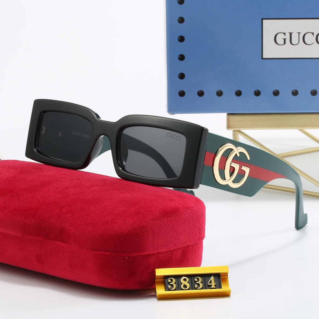 Luxury Cat-Eye Square Frame Sunglasses