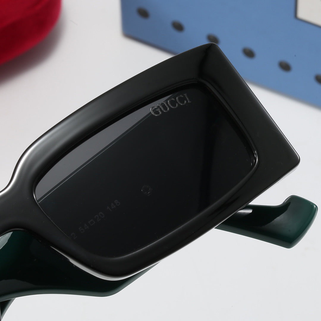 Luxury Cat-Eye Square Frame Sunglasses