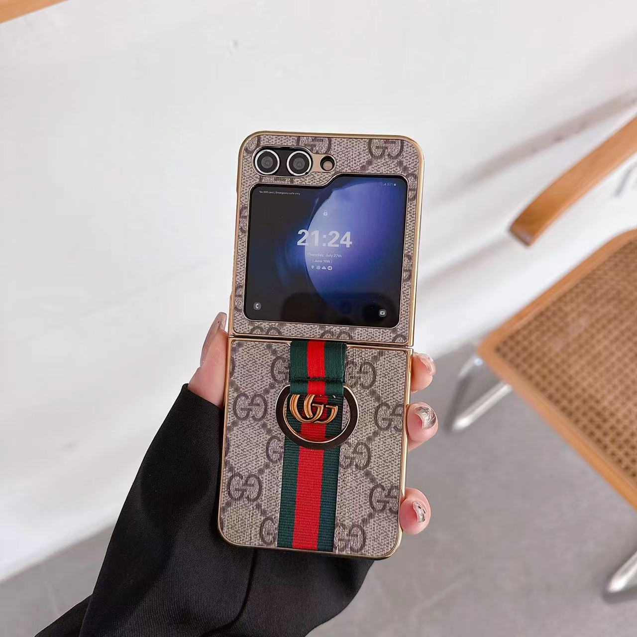 Coque Galaxy grise pour Samsung