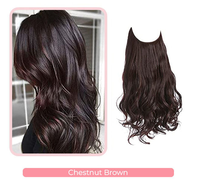 Splendide extension per capelli ondulati con alone