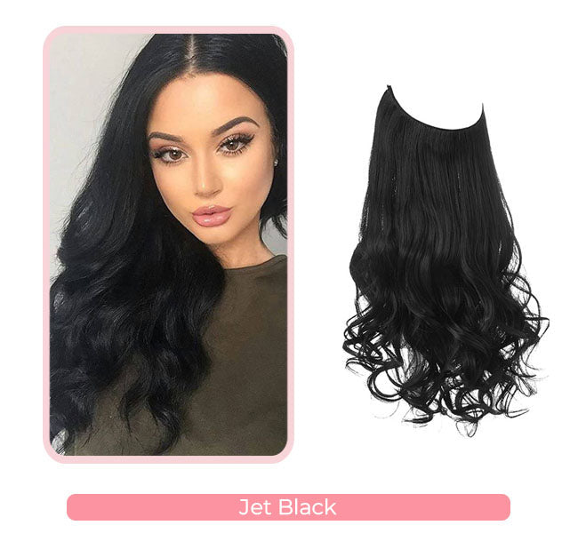 Splendide extension per capelli ondulati con alone