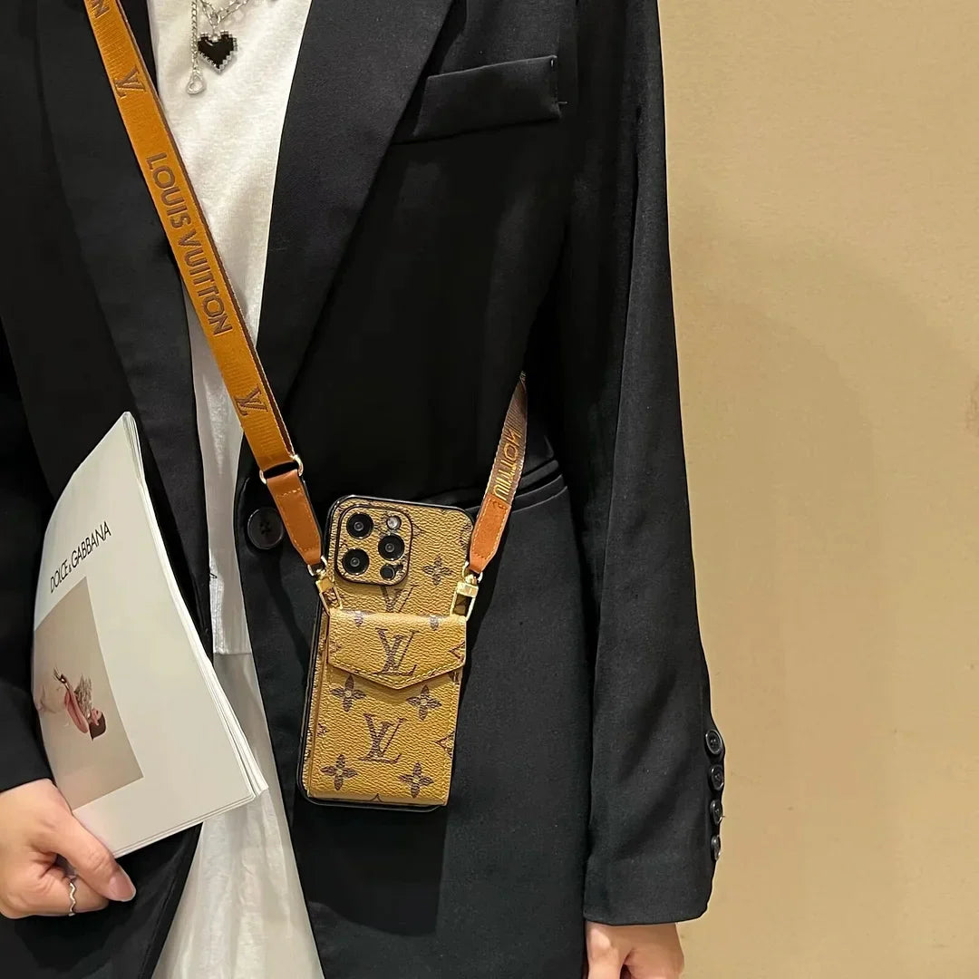 Elegante custodia a tracolla per iPhone