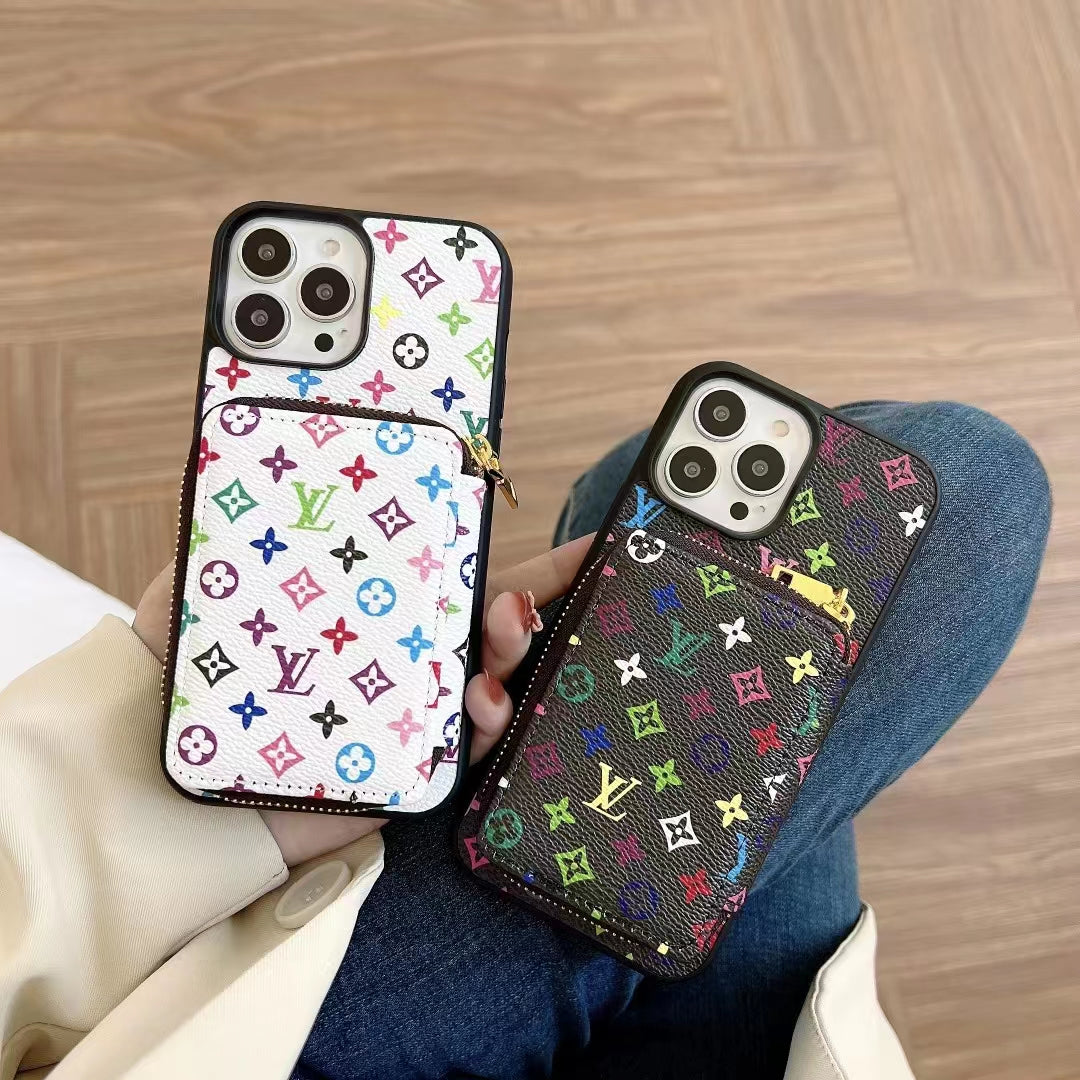 Custodia classica per iPhone con portafoglio