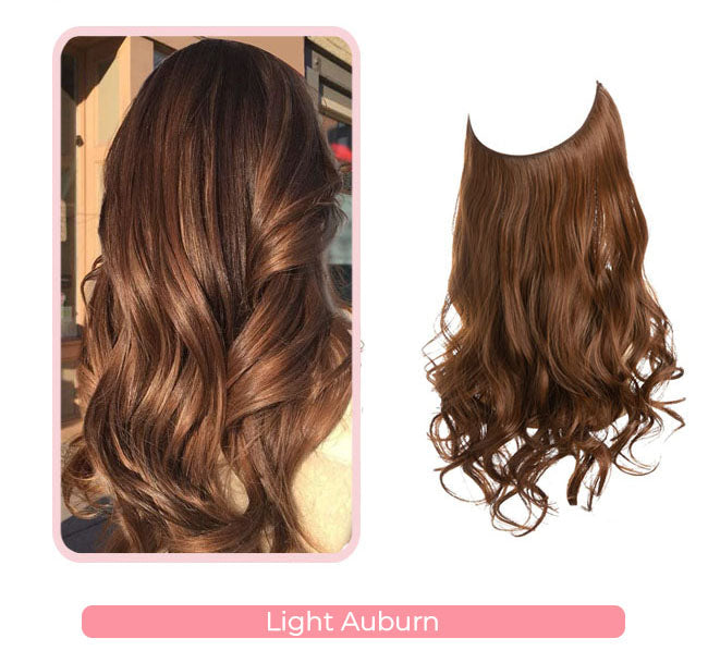 Splendide extension per capelli ondulati con alone