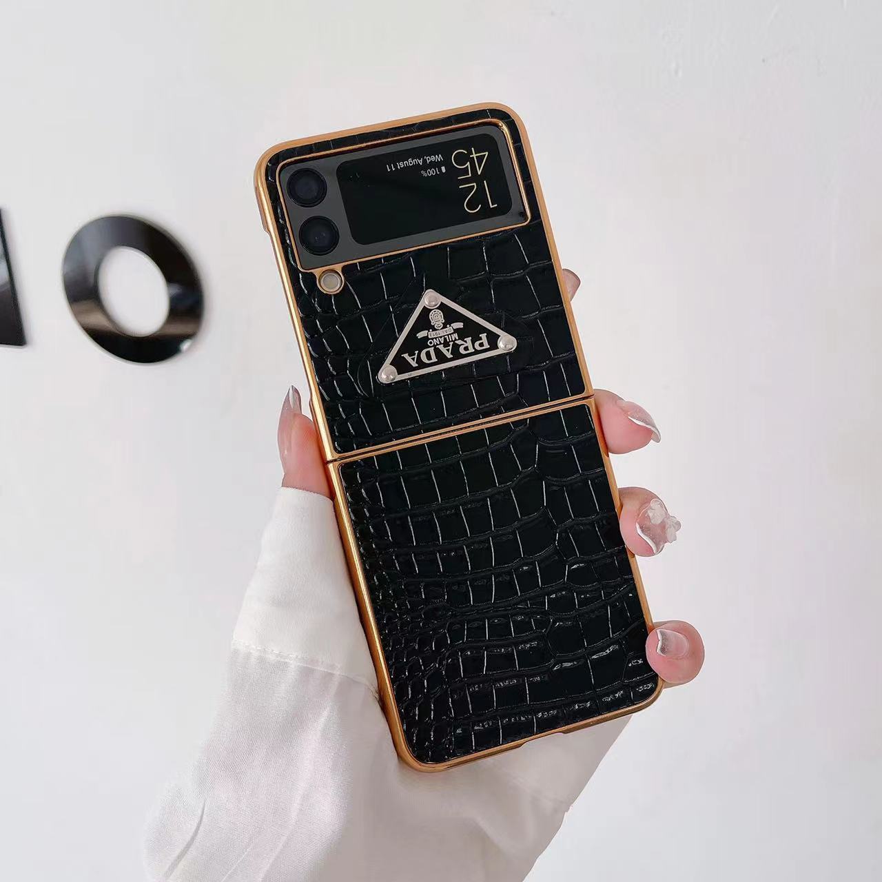 Coque Galaxy noire rétro pour Samsung