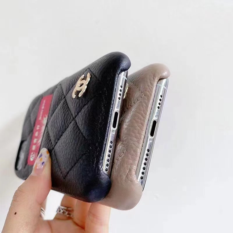 Custodia in pelle fresca per iPhone