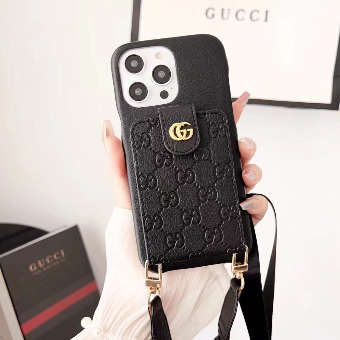 Custodia per telefono con motivo di carta colorata per iPhone