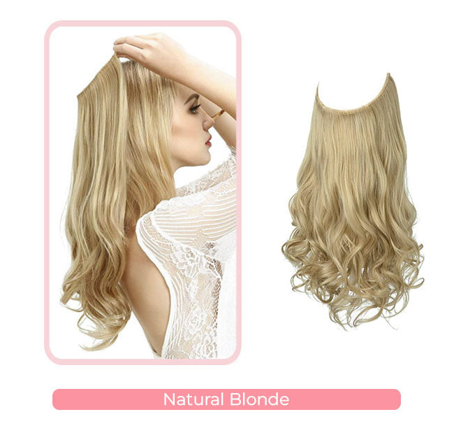 Splendide extension per capelli ondulati con alone