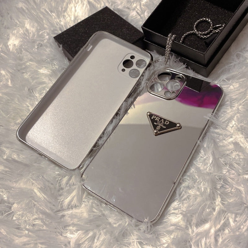 Custodia per telefono alla moda con specchi per iPhone