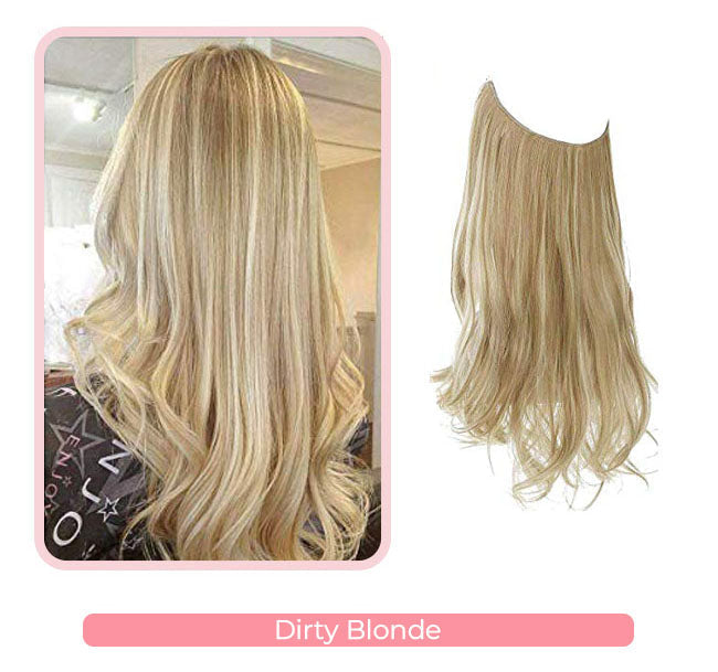 Splendide extension per capelli ondulati con alone