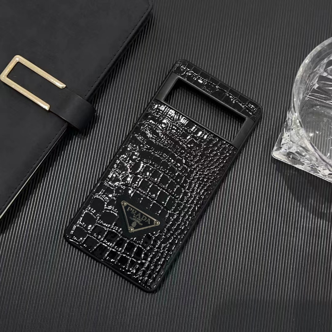 Custodia Pixel nera alla moda per telefono Google