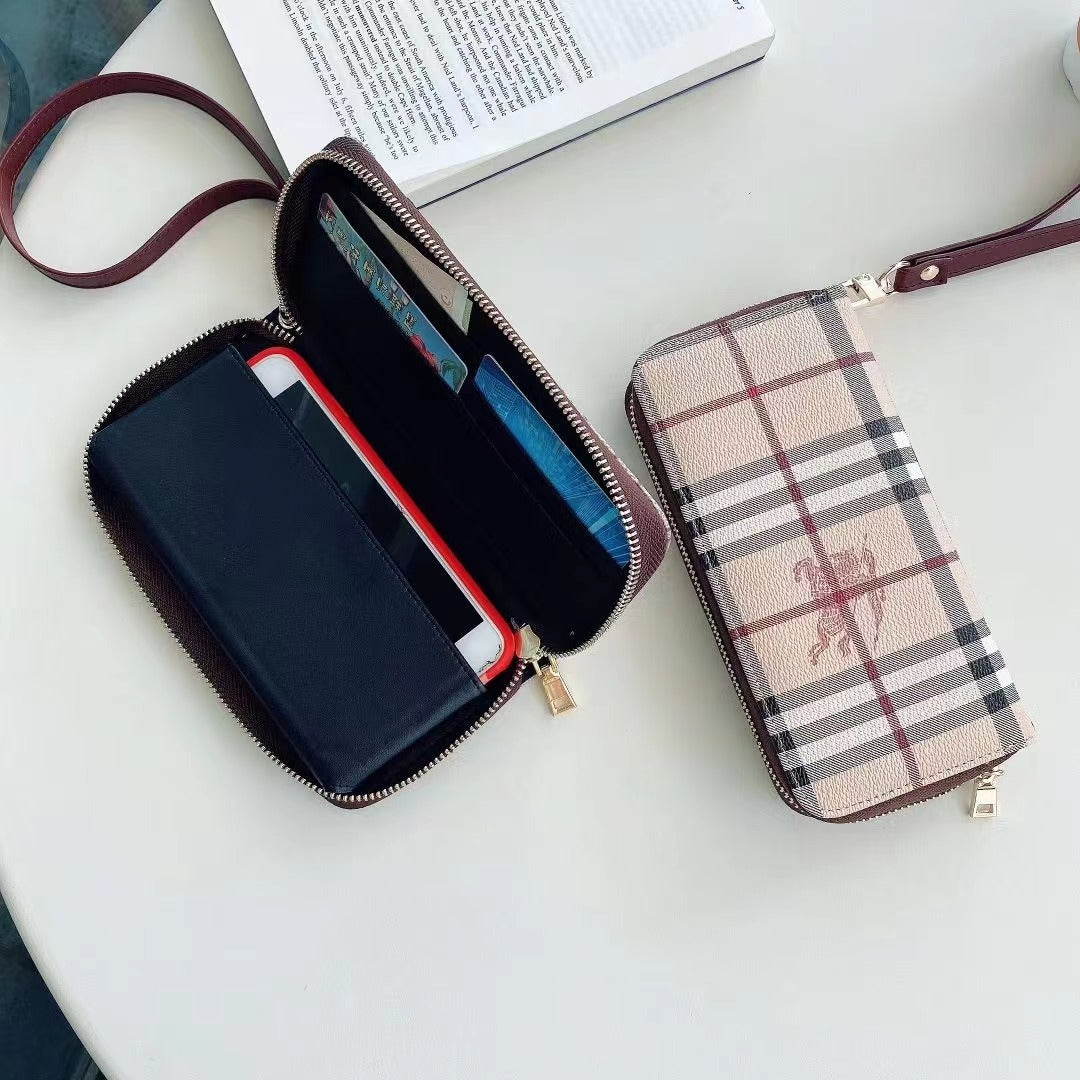 Borsa per telefono con stampa floreale