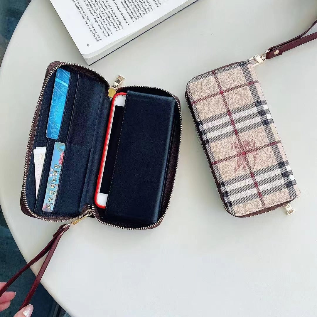 Borsa per telefono con stampa floreale