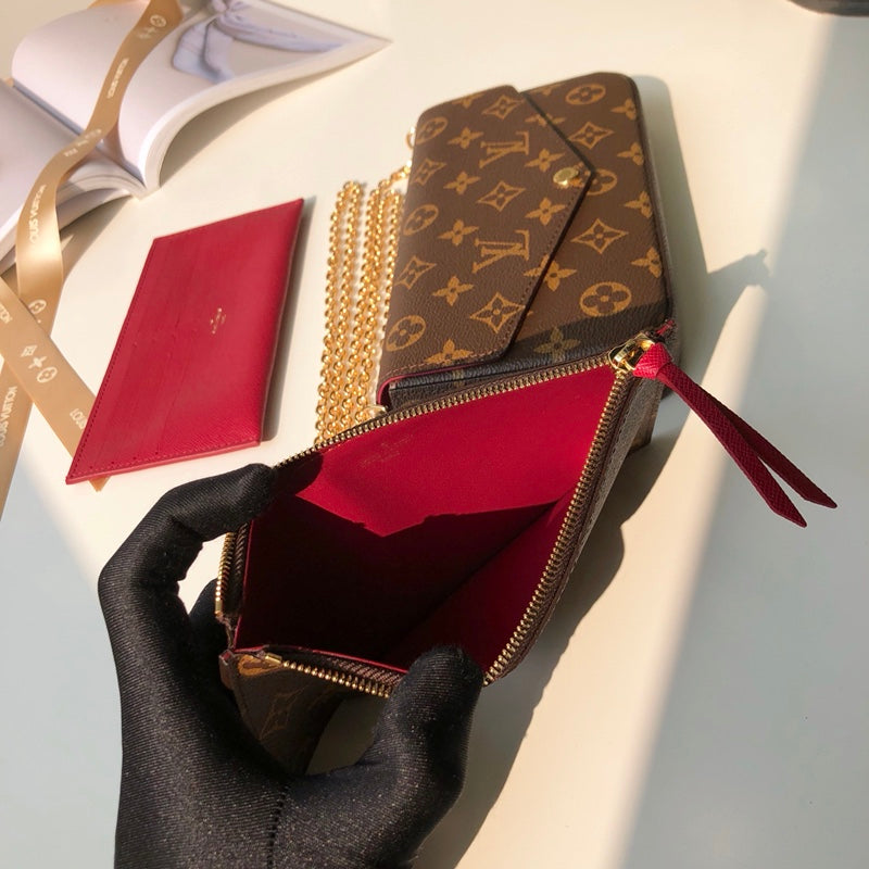 Borsa Pochette quadrata alla moda
