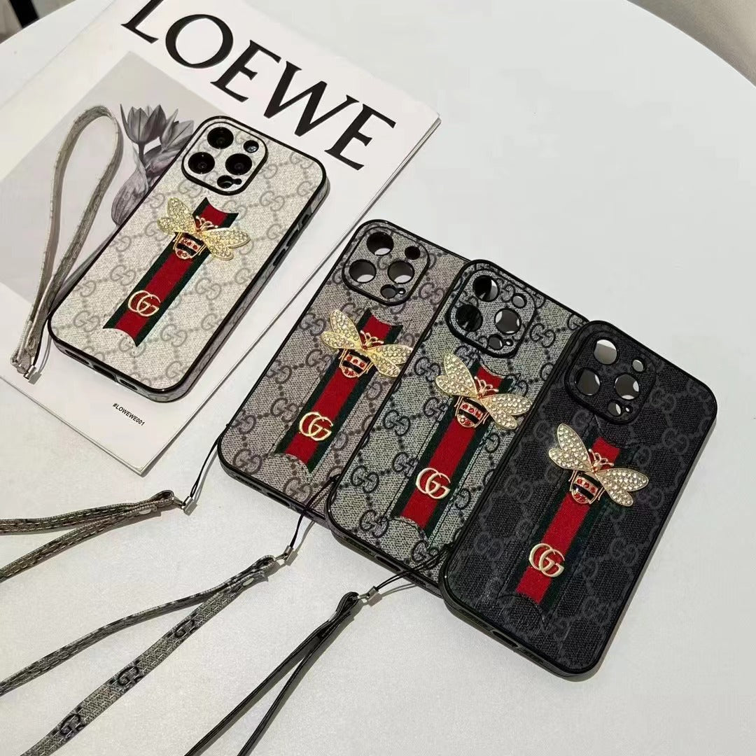 Custodia per telefono con texture ape per iPhone