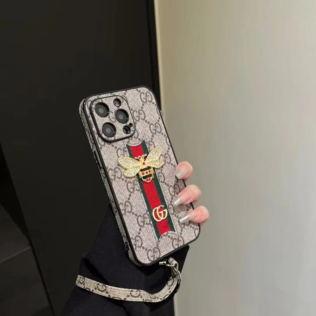 Custodia per telefono con texture ape per iPhone